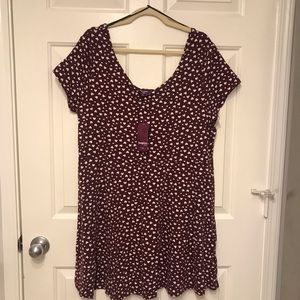 New Look Inspire Heart Print Dress - UK 22/US 18